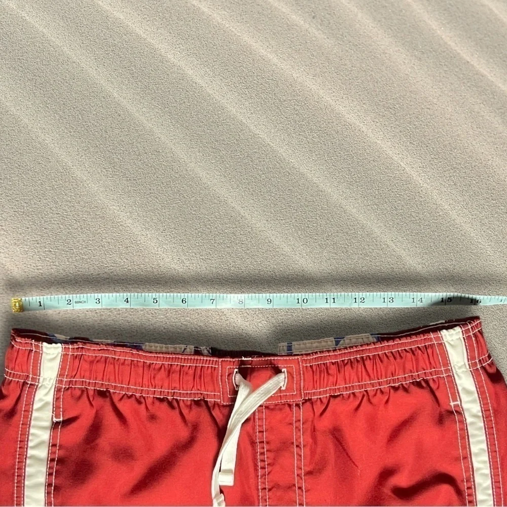 Aeropostale Men’s Cargo Swim Trunks / Shorts Burgundy Red Size Small